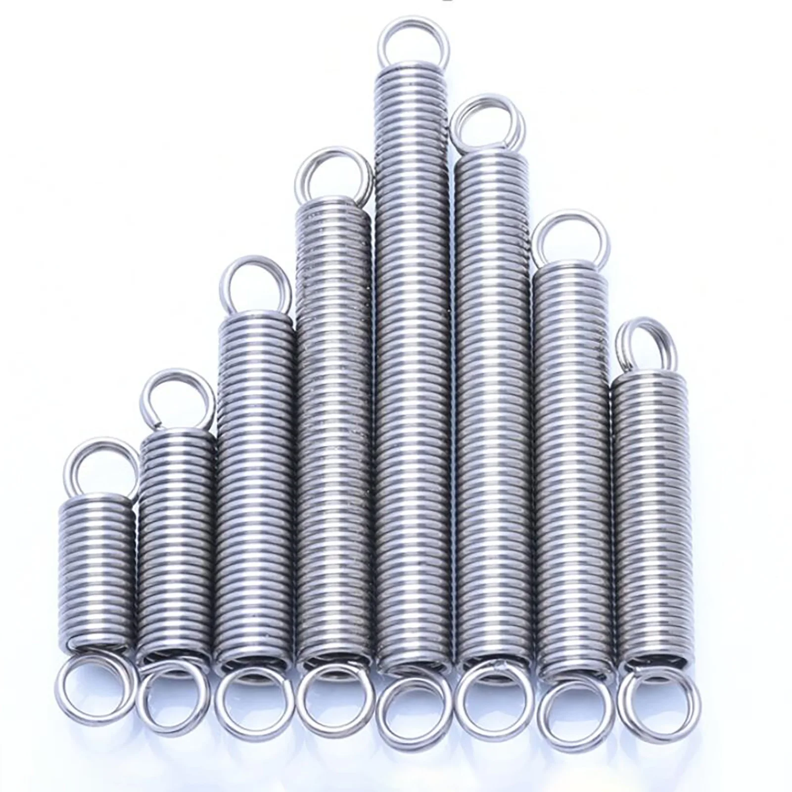 

2 Pieces, 0.5mm Wire Diameter, 3mm Outer Diameter, 140-300mm Length 304 Stainless Steel Small Expansion Tension Spring