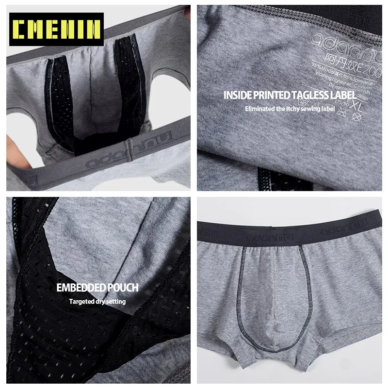 CMENIN нижнее белье мужские боксеры Homme хлопок Мужское сексуальные шорты Нижнее