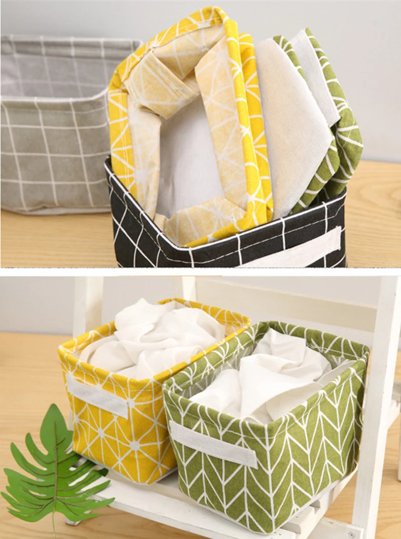 Органайзер для настольных ПК 23 дизайна корзина складное хлопковое белье