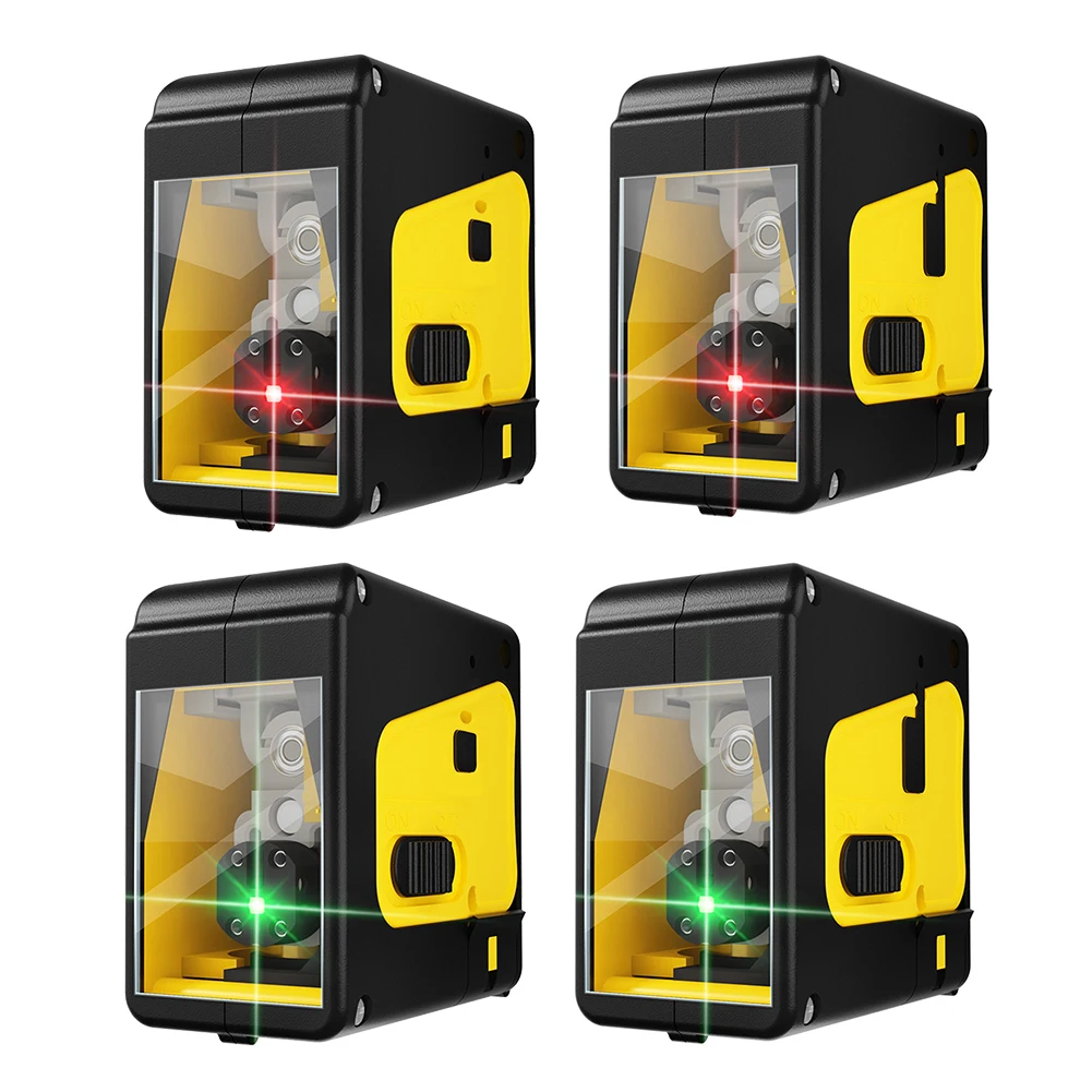 

2 Lines Laser Level Self Leveling Red Green Beam Line High Precision Laser Leveler Cross Lines Horizontal Vertical Lever