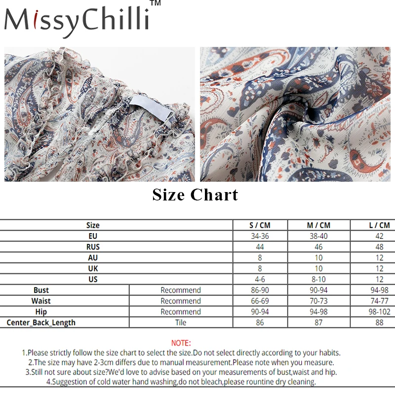 Женское платье с принтом в этническом стиле MissyChilli летнее праздничное рюшами и