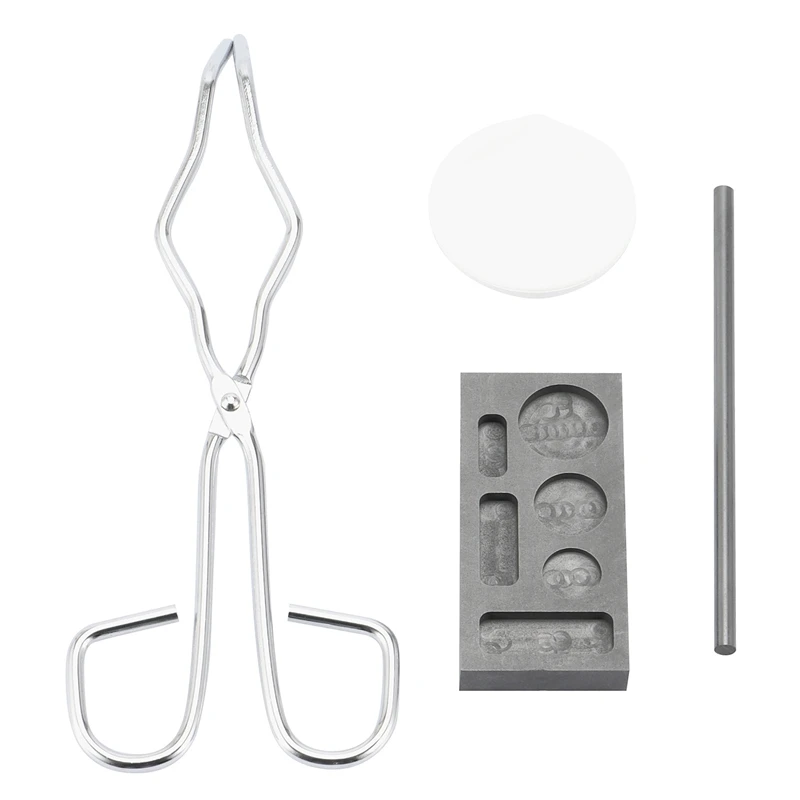 

Graphite Crucible Set Ingot Mold Gold Silver Torch Melting Kit Tool Mould Set New