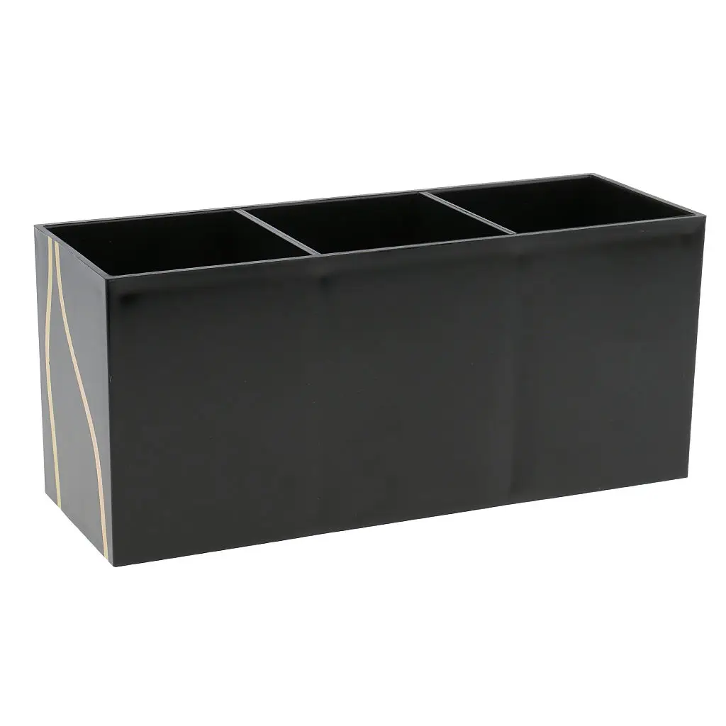 

Acrylic Makeup Brushes Holder Display Organizer Box Cosmetic Lipstick Cases Nail Polish Varnish Storage