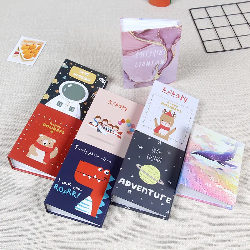 

5 Inch Photo Album Cartoon Cute Picture Storage Frame 100 Sheets Interleaf Type Creative Children Memory DIY Book Gifts