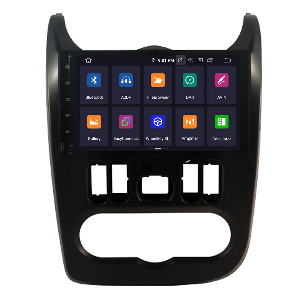 Автомобильный радиоприемник RoverOne с GPS ДЛЯ Renault Logan I Sandero Lada Lergus Dacia 2008 Duster Android 10