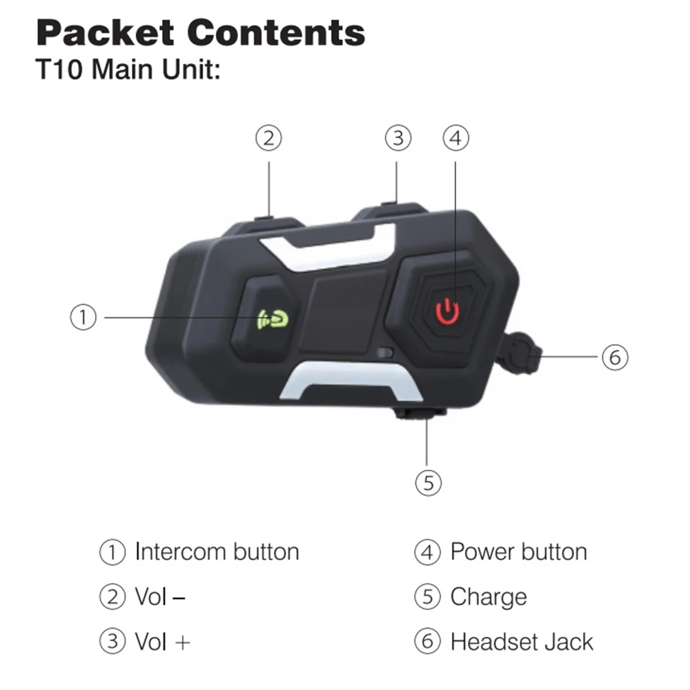 Новая Водонепроницаемая мотоциклетная гарнитура для шлема с динамиком