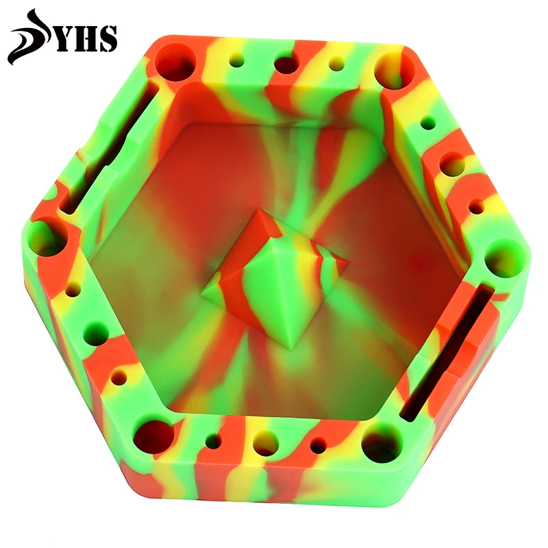 Светящиеся креативные силиконовые пепельницы светильник Кая пепельница новый