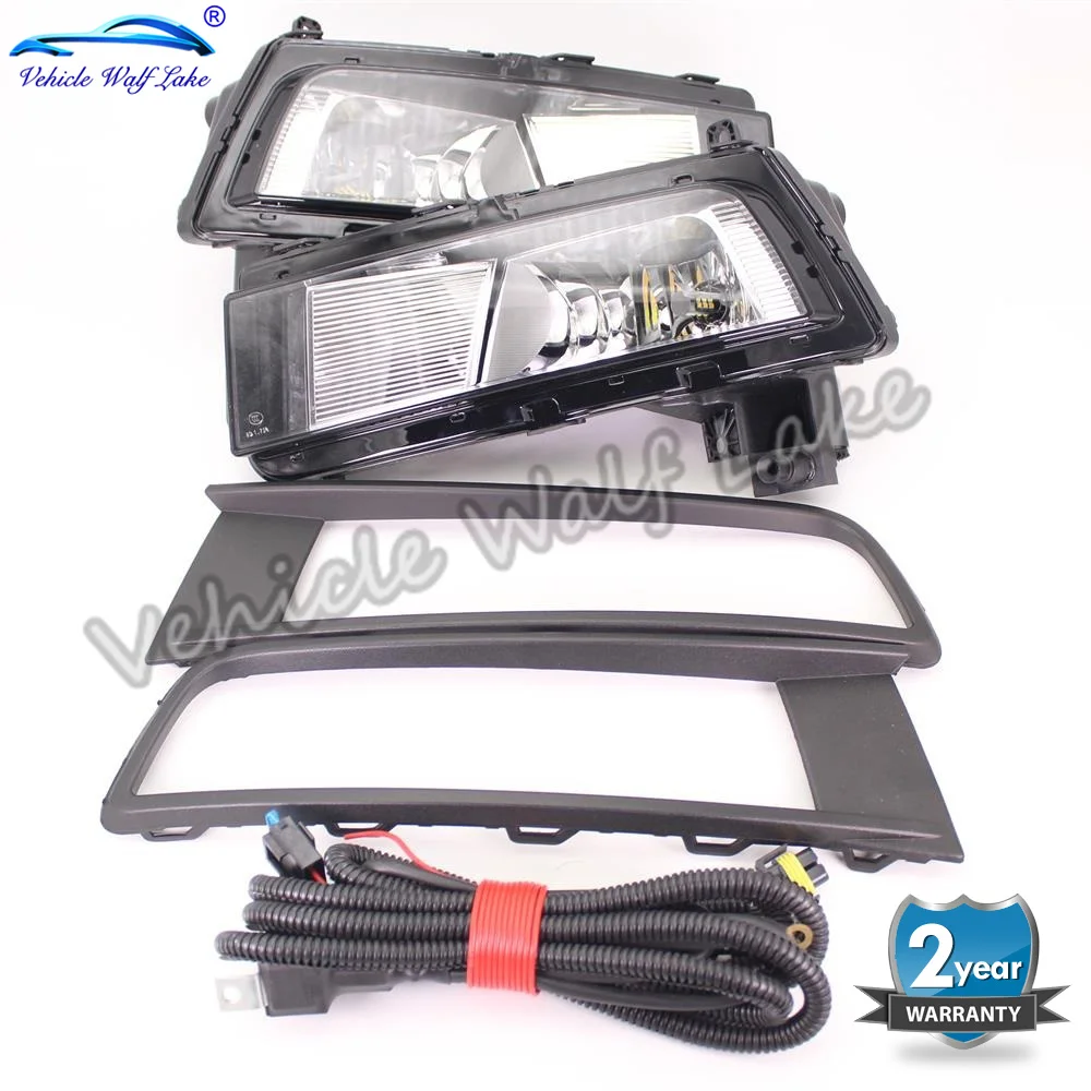 

LED Light For VW Touran 2015 2016 2017 2018 2019 2020 Car-styling Fog Light Lamp With LED Bulbs + Fog Grille + Wire