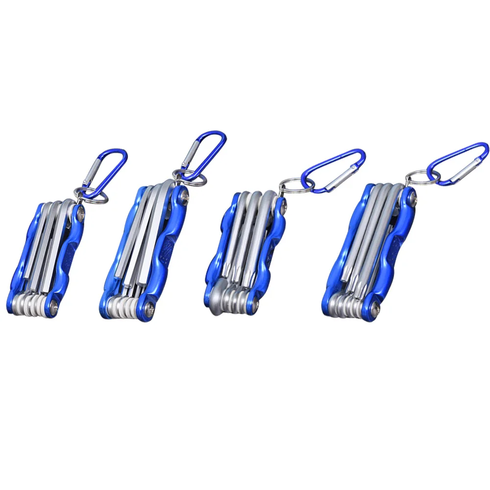 Новый складной шестигранный ключ металлический метрический ручной инструмент