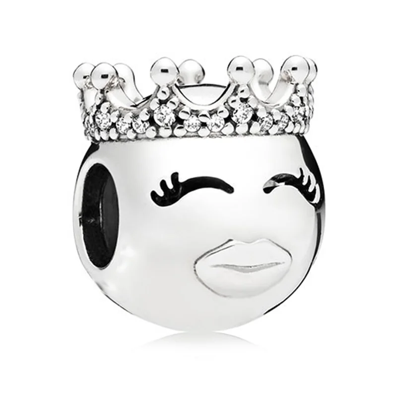 

New Ferris Wheel Unicorn Lock Key Flowers Dangle Bead Fit Pandora Charm Silver Color Bracelet Women Original Europe Jewelry Gift