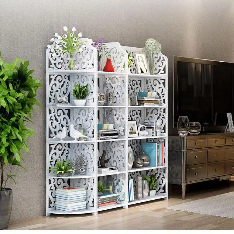 Полка напольная многоярусная полка для хранения спальни кухни гостиной