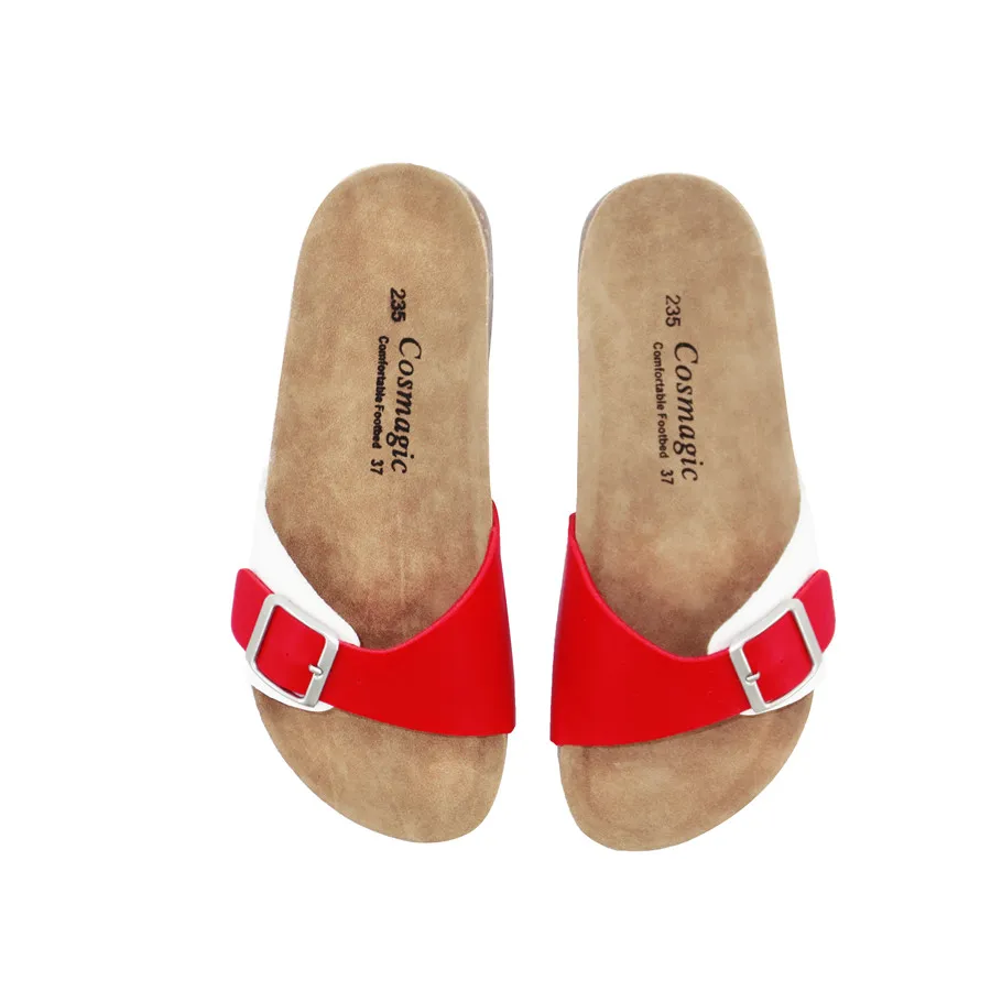 COSMAGIC 2021 новые модные летние пробковые тапочки женские повседневные пляжные