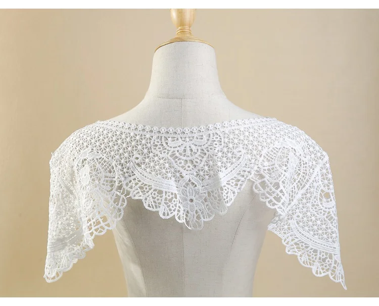 Летняя вязаная кружевная куртка с воротником вырезами без бретелек шаль жилет