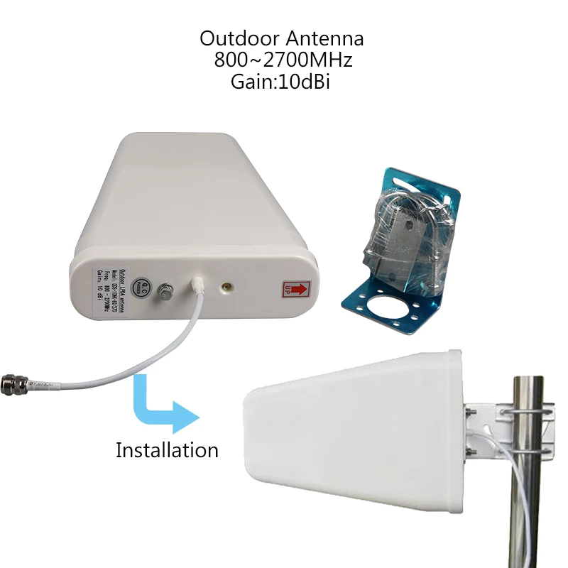 

Lintratek Outdoor antenna 800~2700mhz for signal booster GSM 3G 4G CDMA 3G WCDMA 2100mhz LPDA External Antenna Signal Repeater