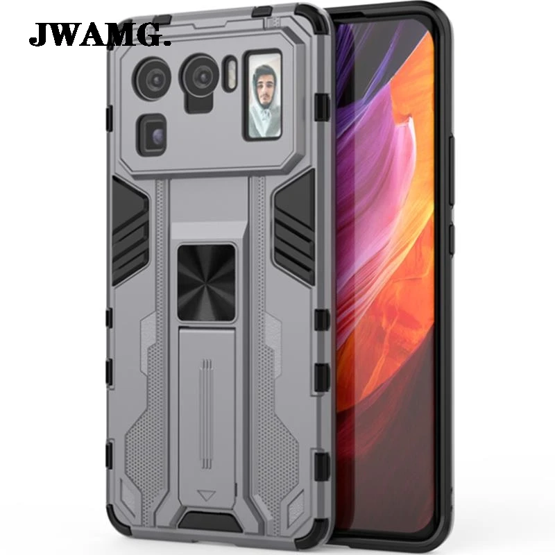 

For Xiaomi Mi 11 Ultra Case Shockproof Armor Magnetic Car Holder Ring Phone Case for Mi11 Lite Mi 11 Pro Back Cover
