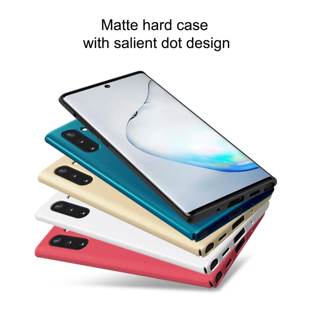 Чехол для samsung Note 10, чехол для samsung Note 10 Plus, NILLKIN, супер матовый щит, матовая твердая задняя крышка, чехол, подарок, держатель для телефона