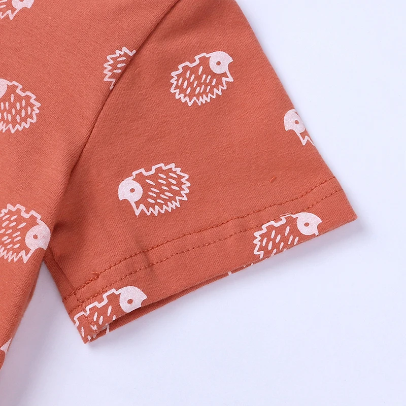 Модный крутой комплект одежды для маленьких мальчиков и девочек милая детская