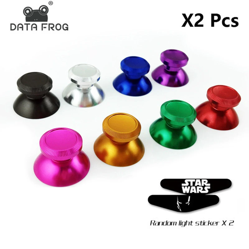 Алюминиевый металлический 3D Аналоговый джойстик для Playstation 4 PS4 Slim Pro thumb Stick grip cap Замена для xbox ONE контроллер