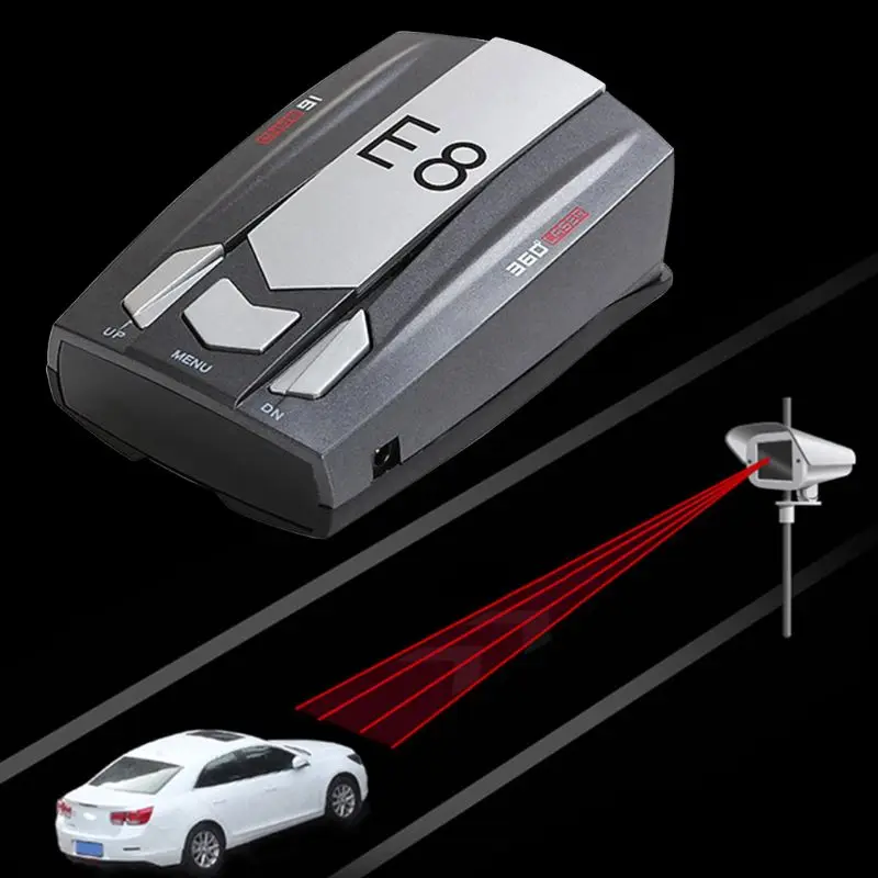 Антирадар E8 светодиодный с GPS лазерный детектор радаров для автомобиля лучший