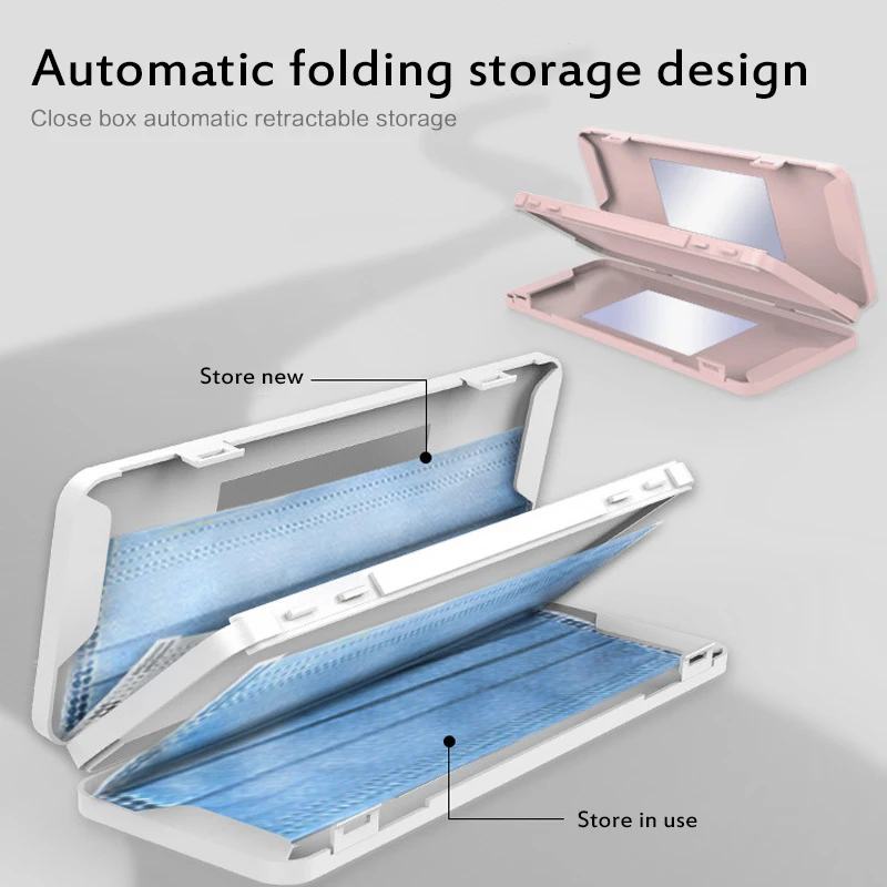 Двухслойный чехол для хранения маски лица одноразовый бокс держатель Чехол