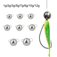 1pcs hot durable 1g 12g tungsten sinkers fishing weights tungsten fall sinkers crank hook for bass fishing tackle accessories