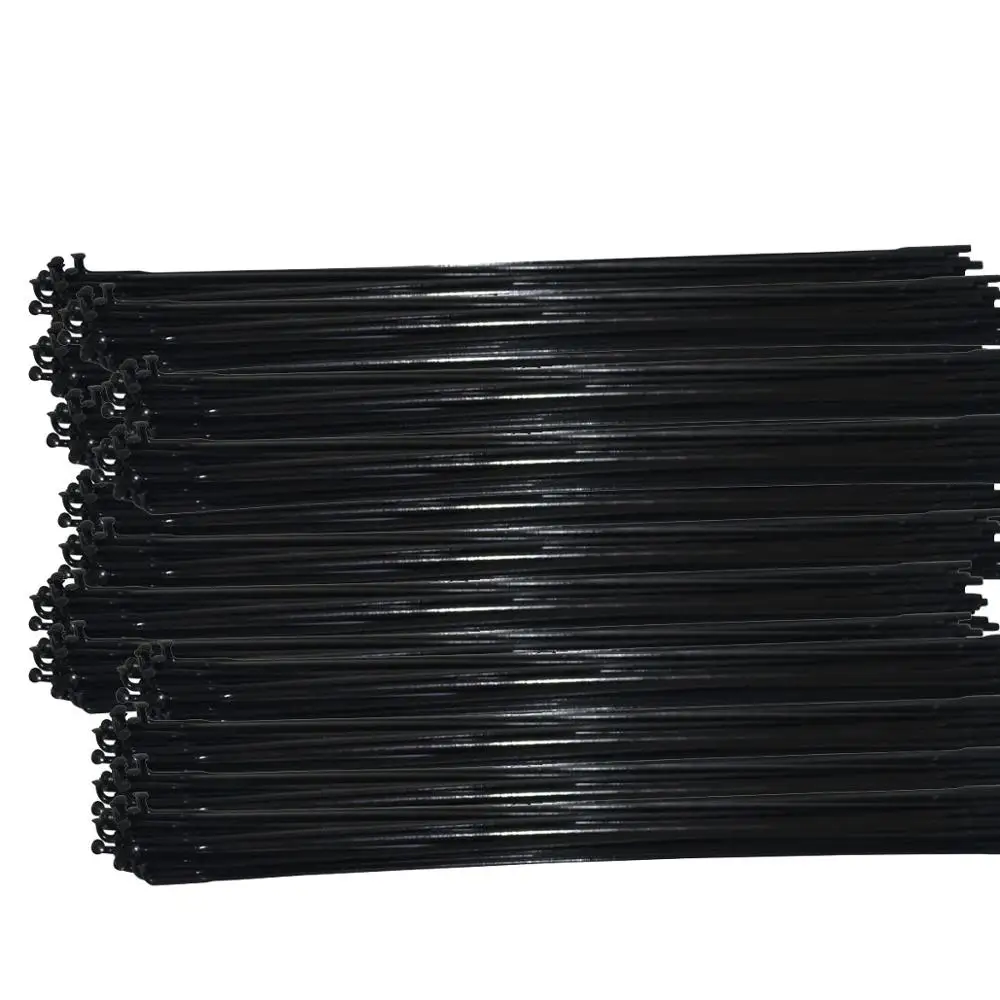 Черные Лезвия аэродинамические спицы + алюминиевые соски J-Hook и прямые тянущиеся