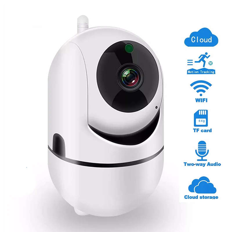 

IP-камера Черная для системы видеонаблюдения, 1080P, Wi-Fi