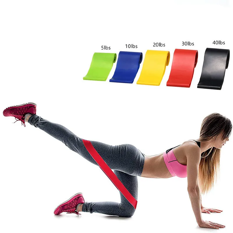 

1Pcs Yoga Resistance Bands Fitness Rubber Band Elastic Set Hip Circle Expander Bands Gym Fitness Booty Band Home Workout