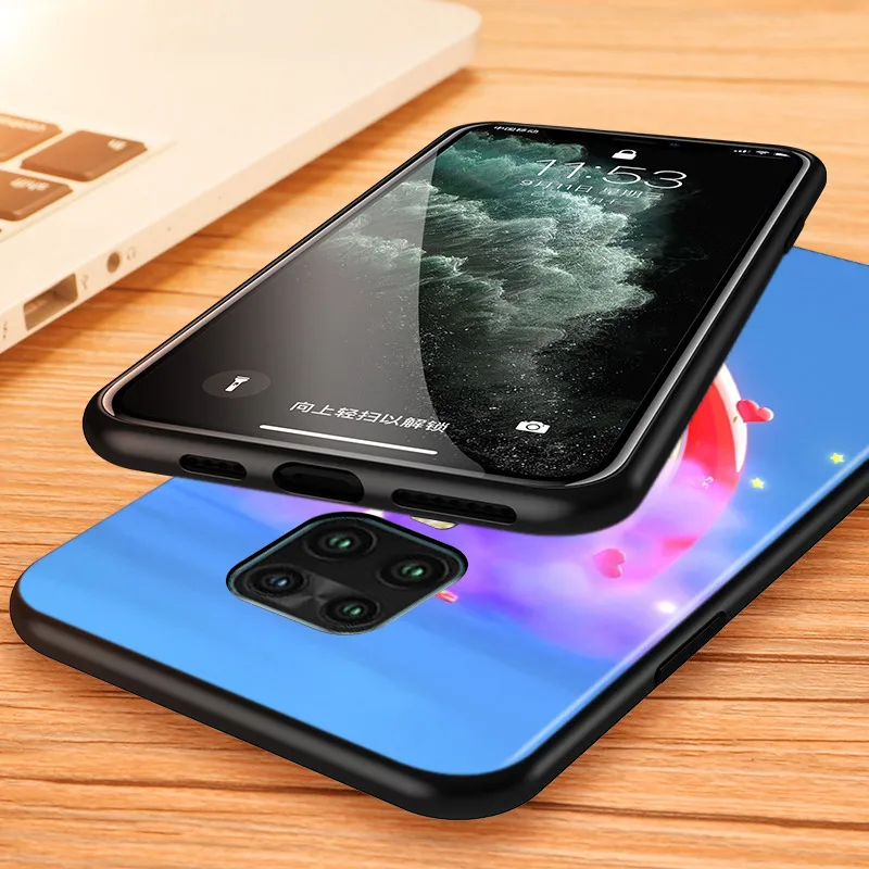 

Rainbow Colorful For Xiaomi Redmi Note 9 9S Pro Max 8T 8 7 6 5 Pro 5A 4X 4 Phone Case Silicone Soft Bright Black Cover