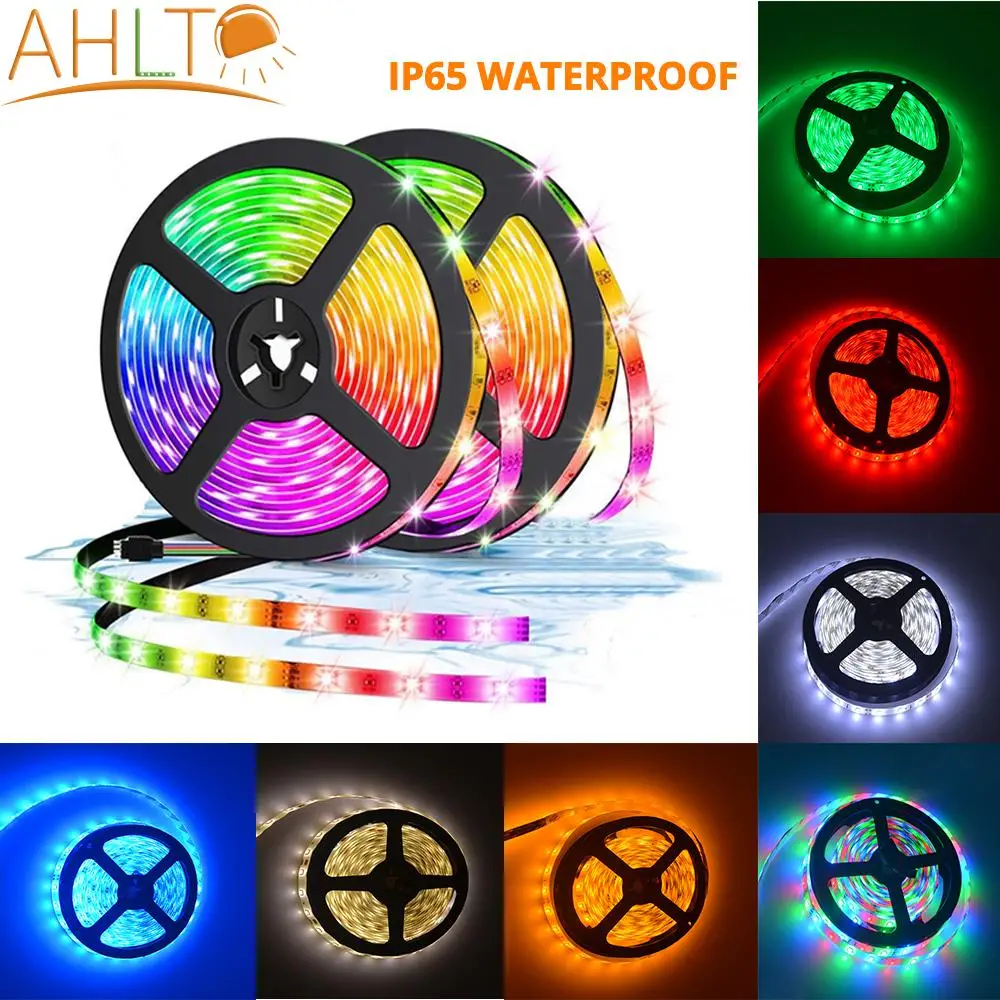 5 м/рулон RGB 2835 Светодиодные ленты светильник из непромокаемой ткани настольная