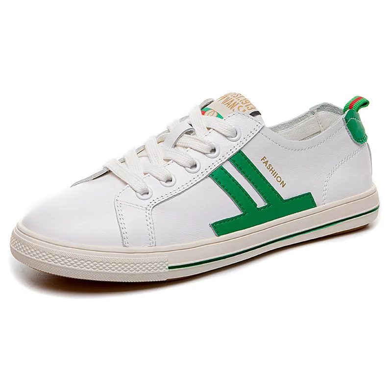 

Casual shoes women 2021 new spring single shoe head leather small white shoes women lazy shoes women's shoes