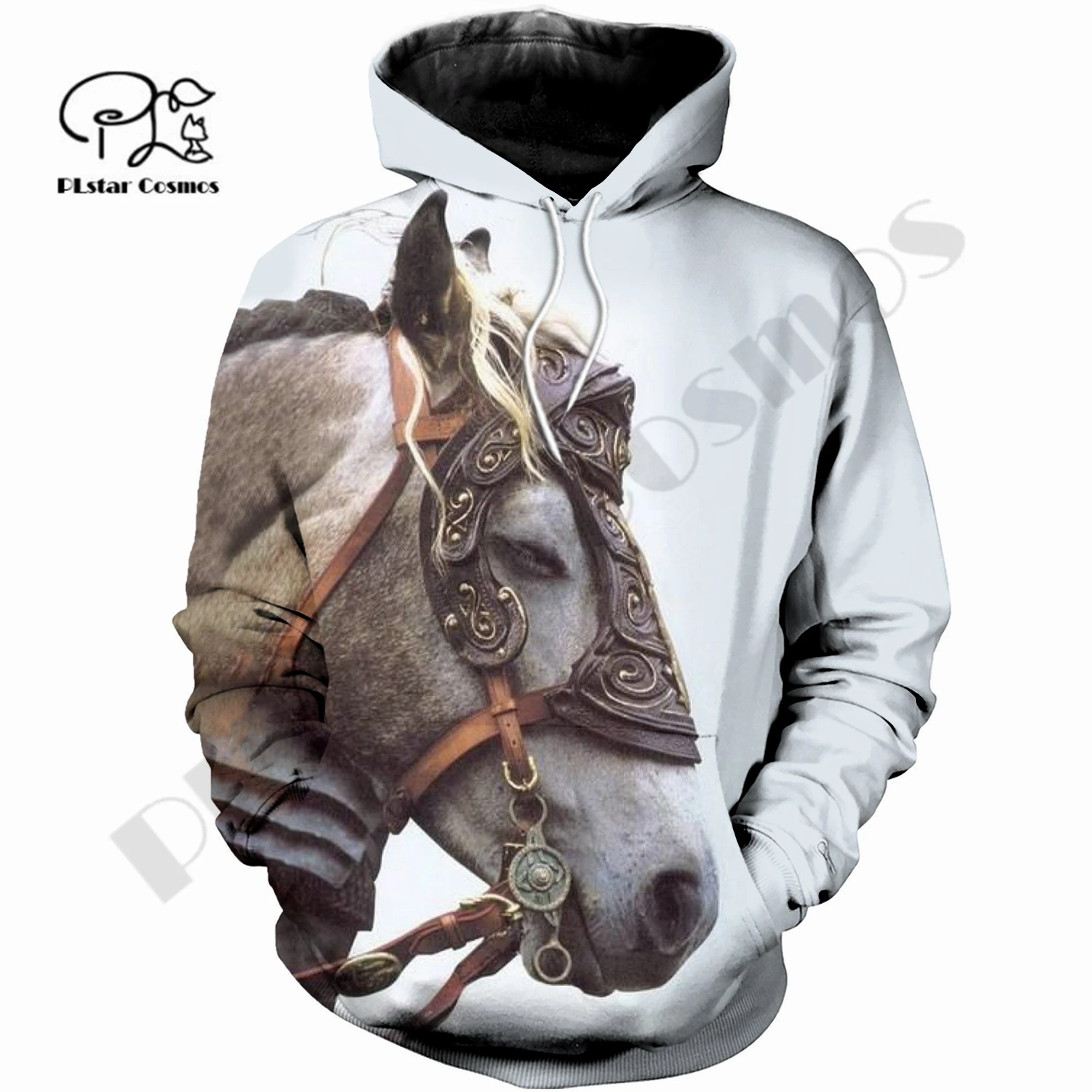 

PLstar Cosmos 3Dprinted Newest Horse Animal Gift Harajuku Streetwear Funny Unique Unisex Casual Hoodies/Sweatshirt/Zip Style-31