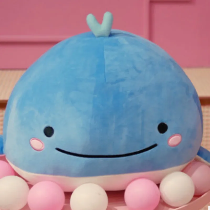 blue 15 см милый вниз хлопок КИТ плюшевая игрушка супер мягкая подушка с дизайном «Дельфин» Мягкие игрушки высокое качество водных существ подарок на день рождения ребенка - Цвет: blue