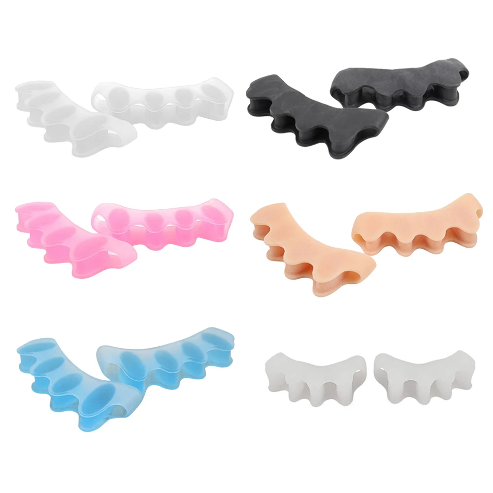 

SEBS Comfortable Toe Separator Hallux Valgus Corrector Orthopedic Hammer Straightener Spreader Reduction Friction