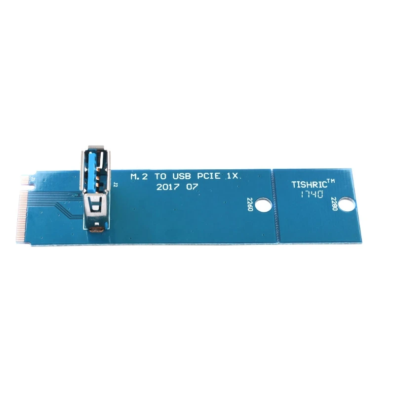 Адаптер M.2 SATA SSD на USB 3 0 конвертер карта для PCIe PCI-E расширения не требует кабеля
