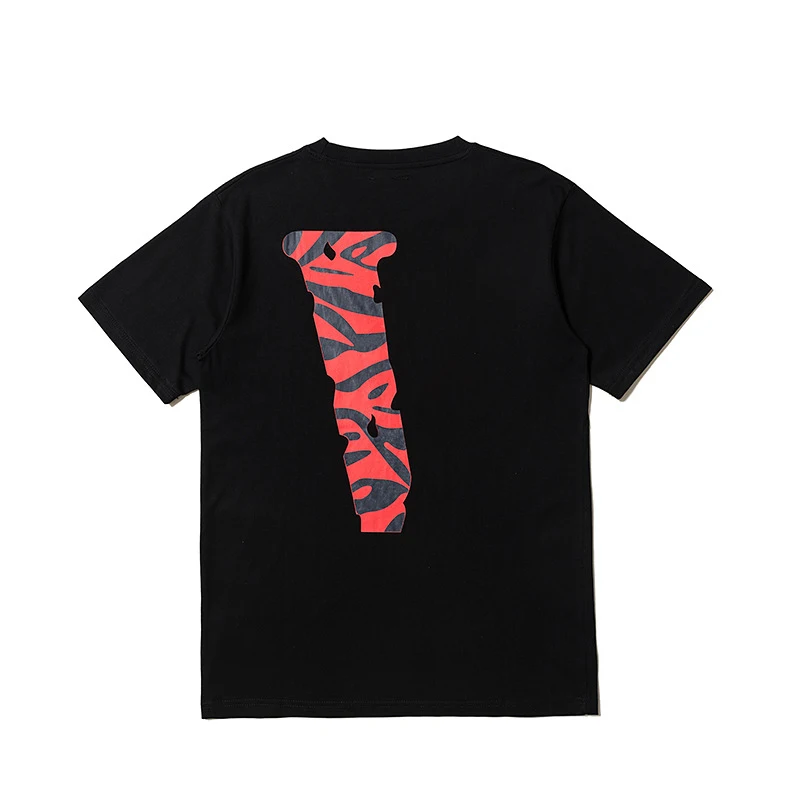 

Vlo Summer Fashion Casual Streetwear Graphic T Shirts Emo T-shirts Men Clothing Tees Tops O Neck Men Women High Quality Black
