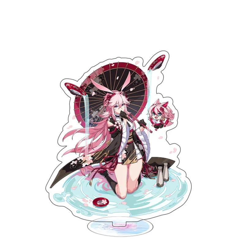 15 см игровая фигурка Honkai Impact 3 акриловая Райден Мэй Yae Sakura стенд модель пластина