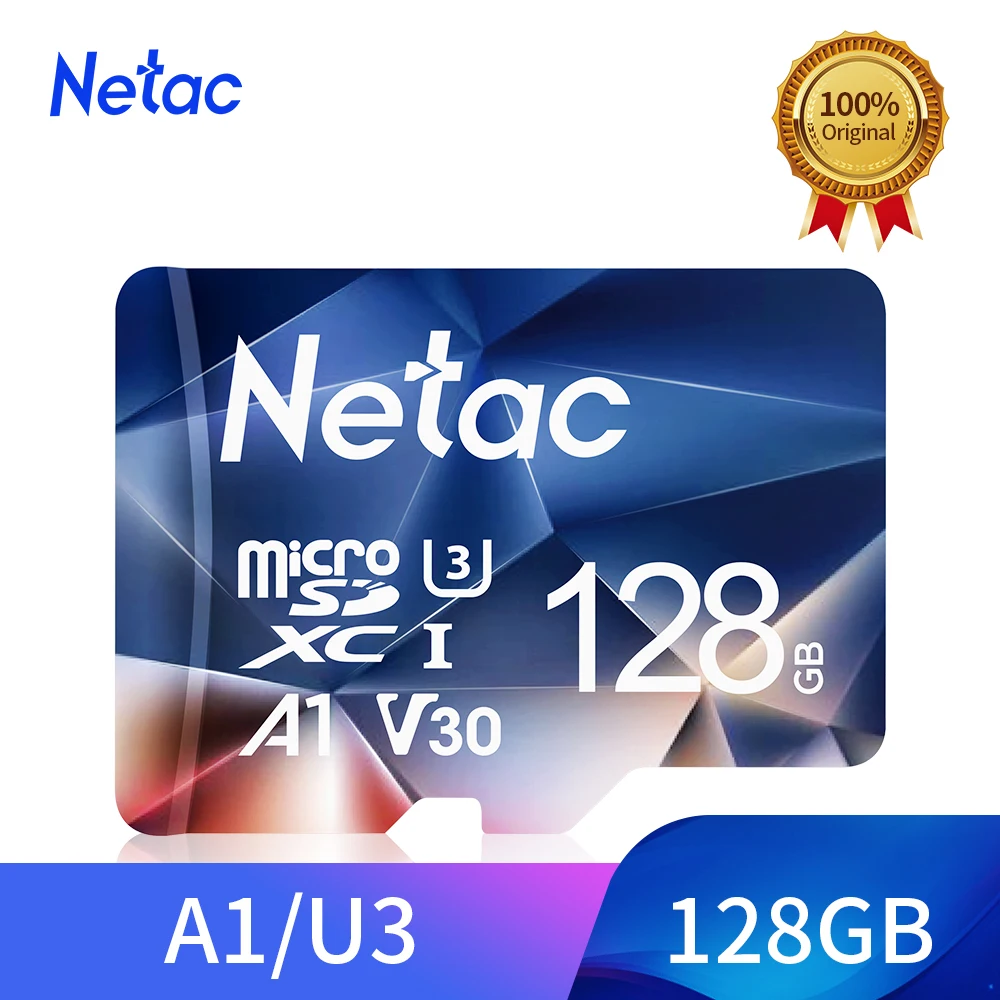 Карта памяти Netac Micro SD 64 гб 128 256 512 SD/TF флэш-карта карта U3 V30 класс 10 TF 100 MicroSD для