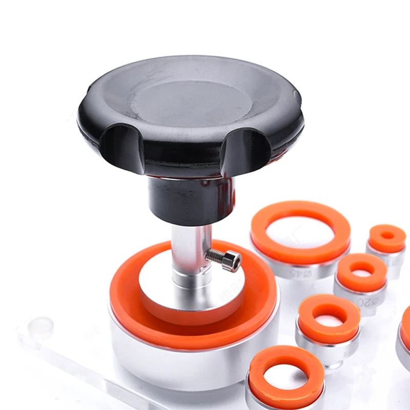 

1Pcs Watch Back Case Press Opener Crystal Glass Closer Fitting Repair Kits Watchmaker Tool with 8 Gland