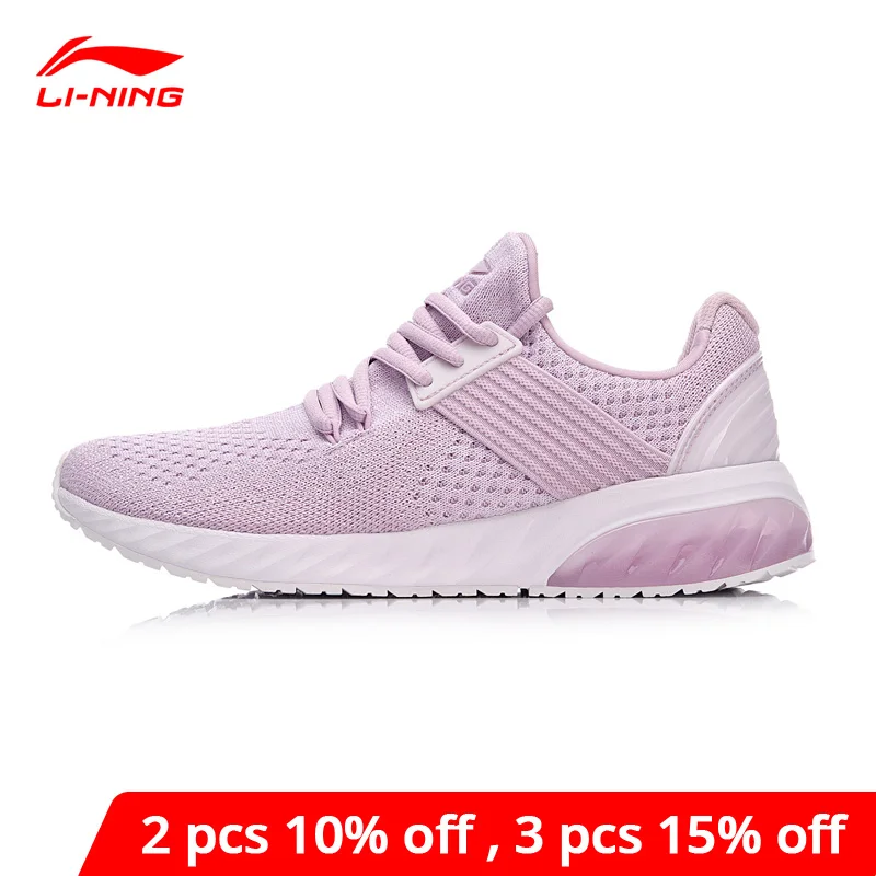Li Ning/женские гелевые вязаные классические кроссовки Нескользящие Спортивная