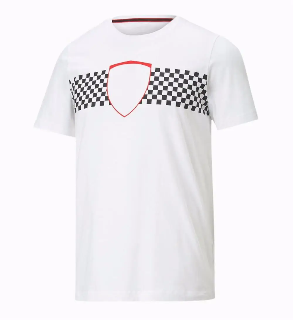 

F1 racing suit short-sleeved T-shirt summer polyester quick-drying team logo joint T-shirt high-quality new men's top