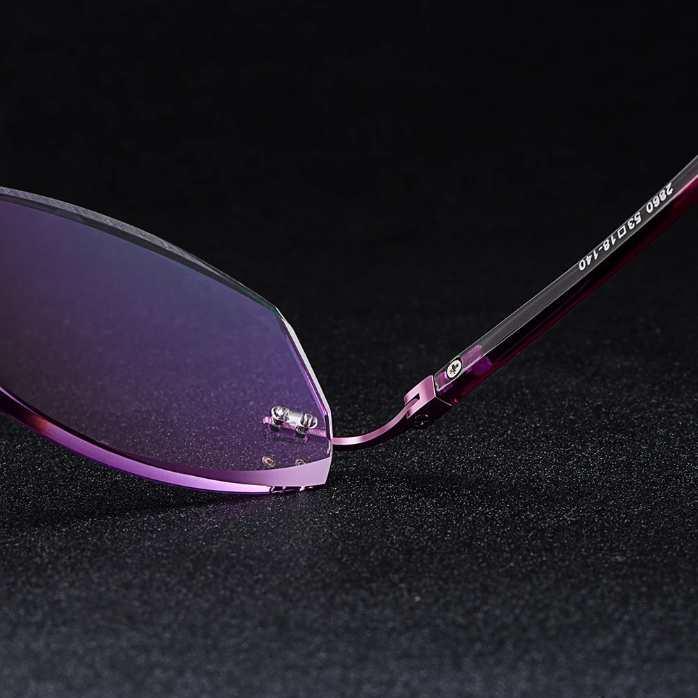 MASSENET ультра светильник титановый сплав для женщин без оправы алмазная обрезка