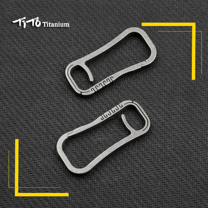 Брелок Тито из титанового сплава для повседневного использования мини-брелок в