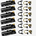 3, 6 штук в партии, VER009S плюс переходная карта PCI-E 009S PCI Express PCIE 1X для 16X удлинитель 0,6 M USB 3,0 кабель 6Pin Мощность для GPU шахтер