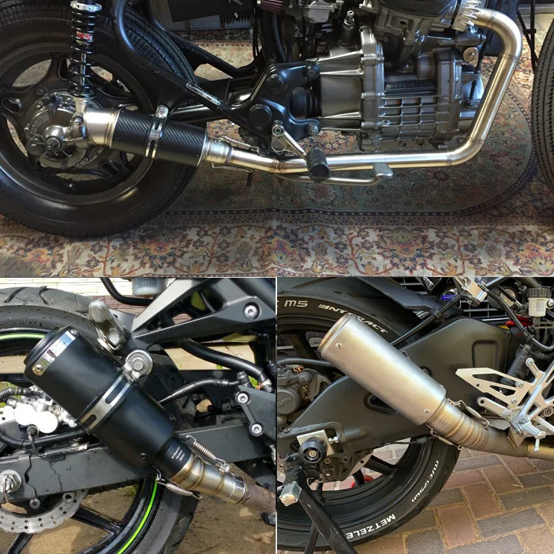 51 мм 60 Левый Правый двухсторонний модифицированный глушитель выхлопных газов