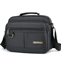 2021 new mens briefcase waterproof nylon cloth bag shoulder handbag light leisure bag multifunction pocket computer bag