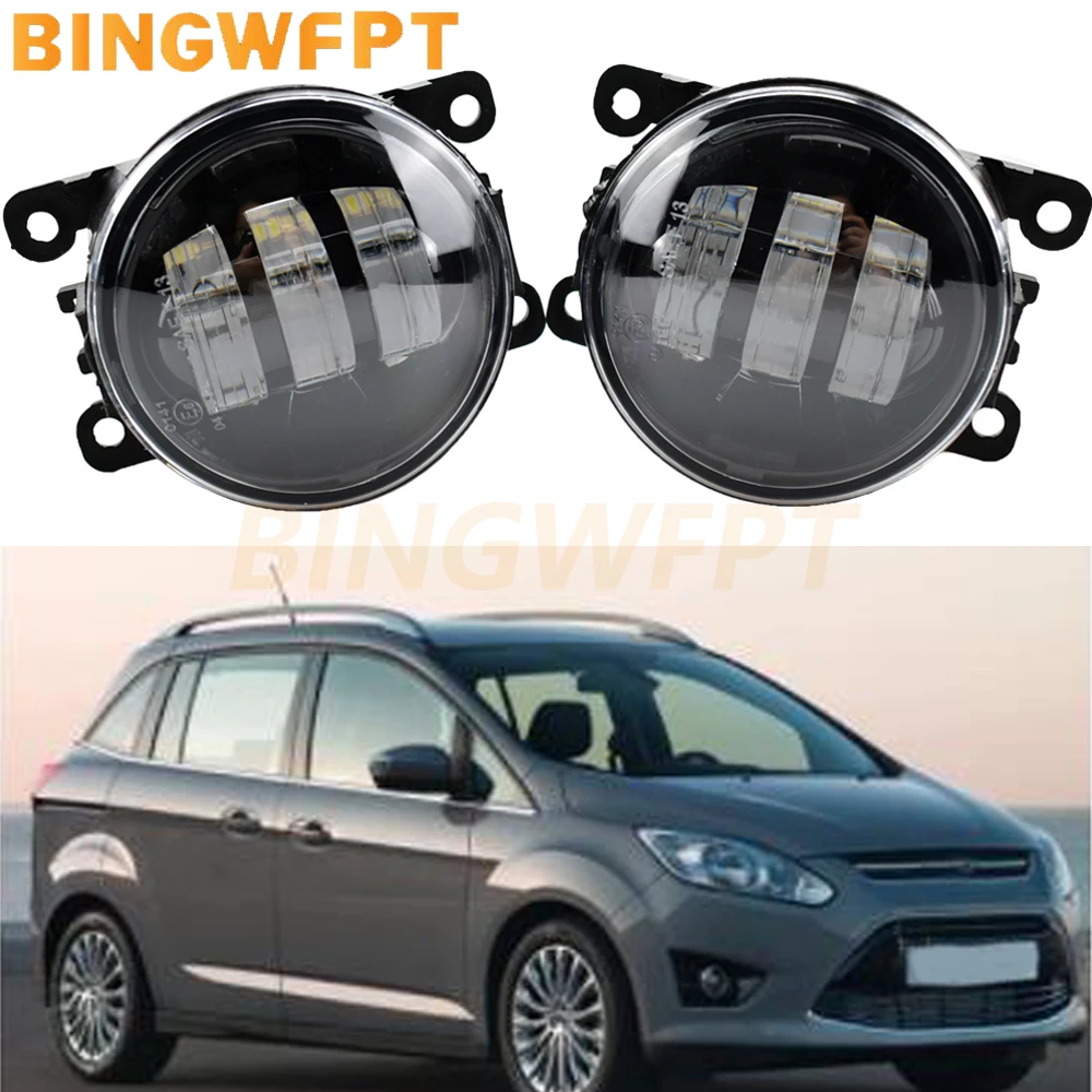 

Противотумансветильник фары светодиодный лампы для Ford Grand C-Max MPV 2010 2011 2012 2013 2015 H11 12 В, противотумансветильник фары, Сверхъяркие Противотуман...