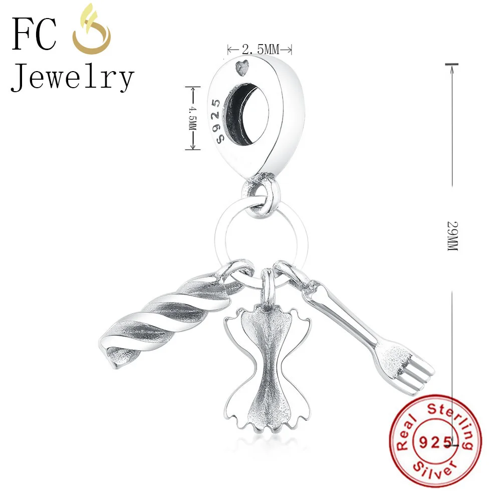 Подвеска для браслета из серебра 925 пробы в итальянском стиле|Бусины| |