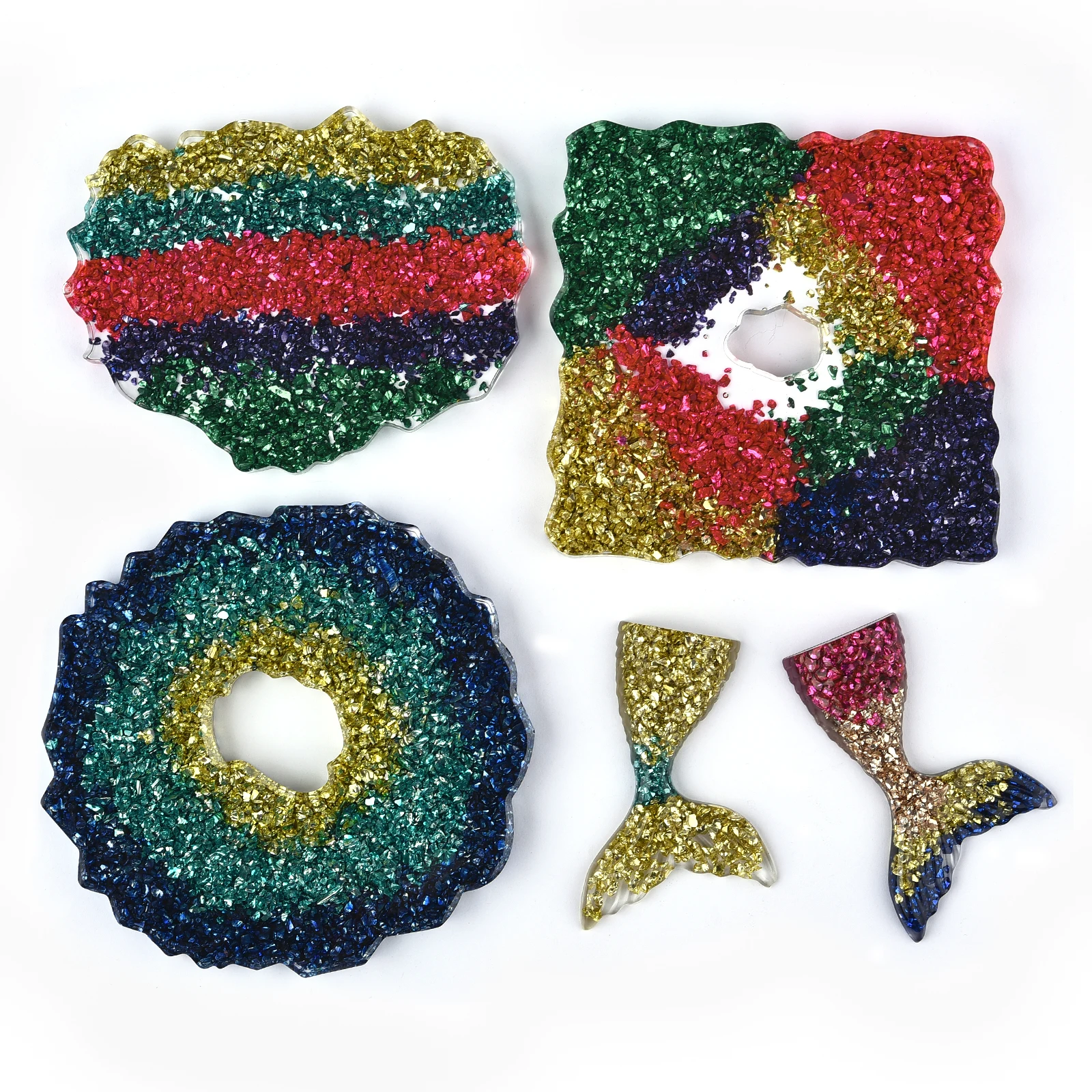 

35g/Bottle Gravel Crystal Glass Sand Resin Filling Filler For DIY UV Epoxy Resin Craft Nail Art Decor Jewelry Filler Material