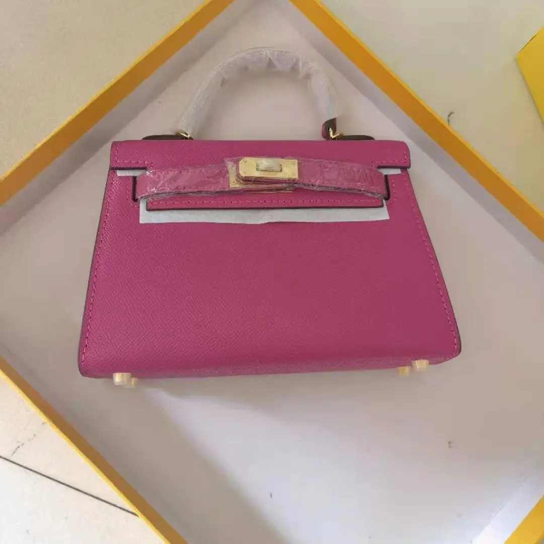 

CHASHOLL Mini Luxury Bag Female Second Generation Ttrendy Palm Pattern Women Handbags Shoulder Small Genuine Leather Quality